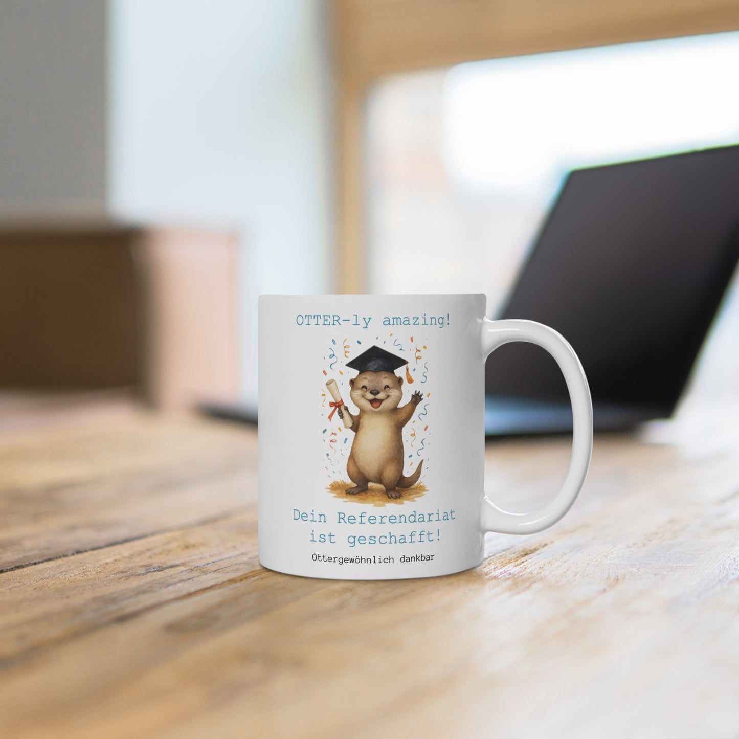 Tasse "OTTER-ly amazing! Dein Referendariat ist geschafft!"
