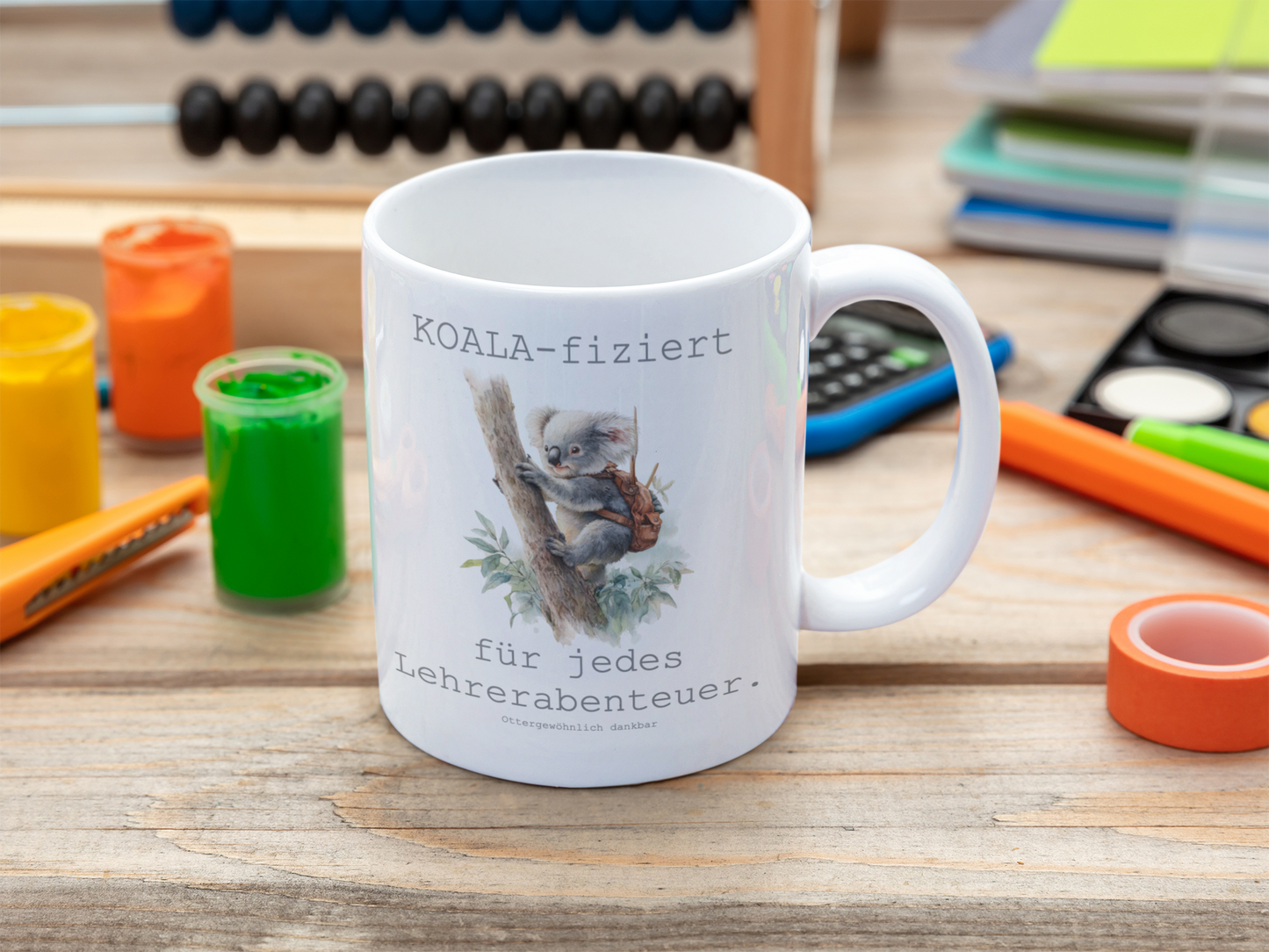 Tasse "KOALA-fiziert für jedes Lehrerabenteuer"