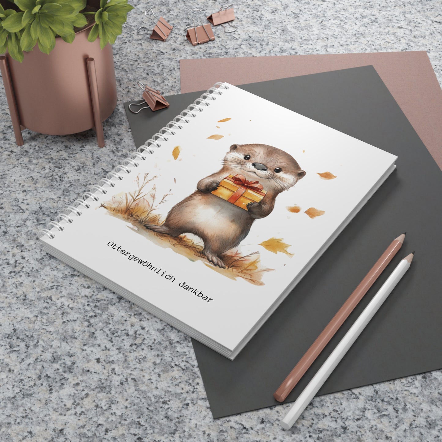 Notizbuch "Ottergewöhnlich dankbar"