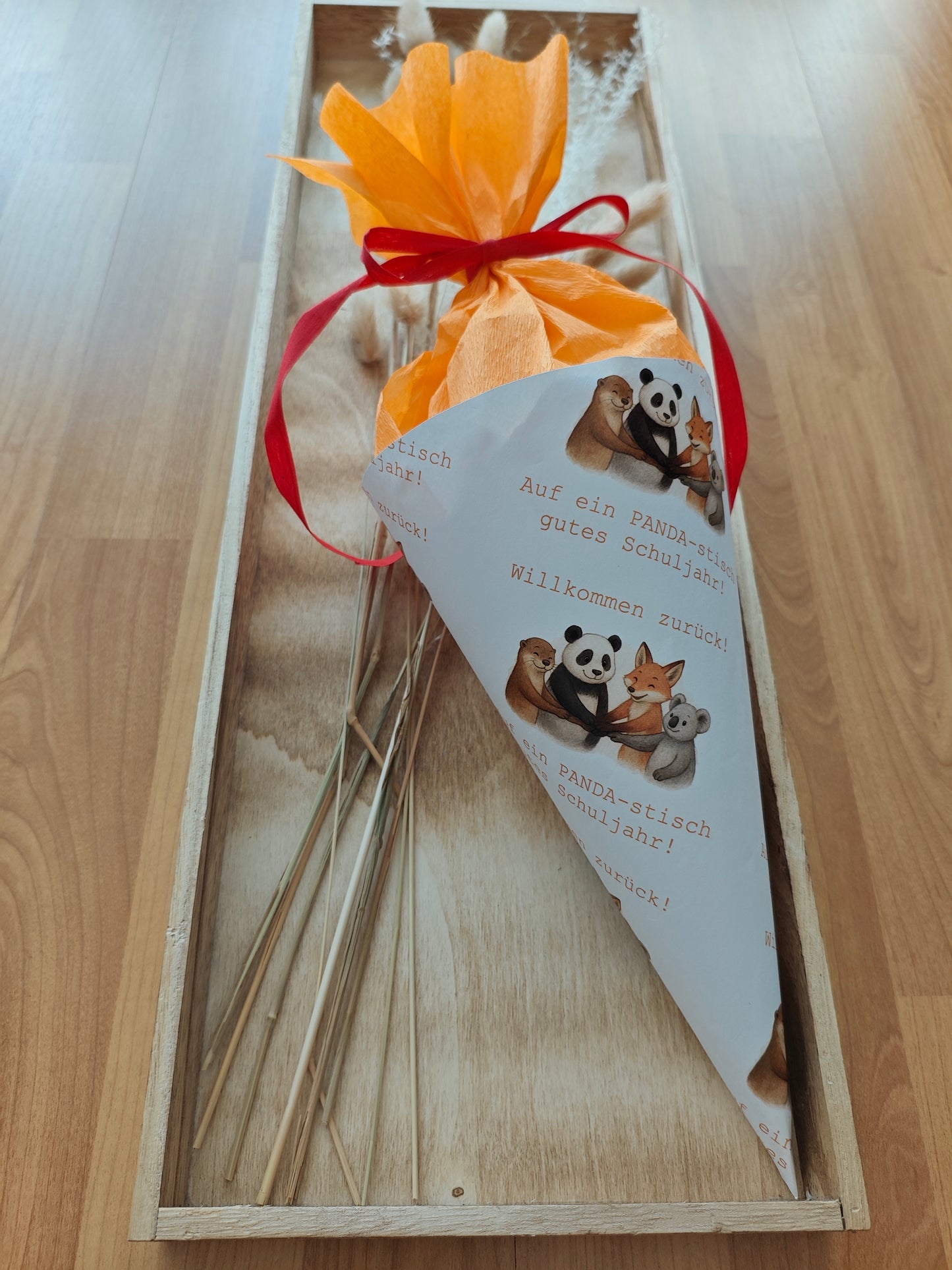 Willkommenstüte – Neues Schuljahr– Herzlich Willkommen zurück – DIY Schultüte zum selber basteln – Sofort-Download