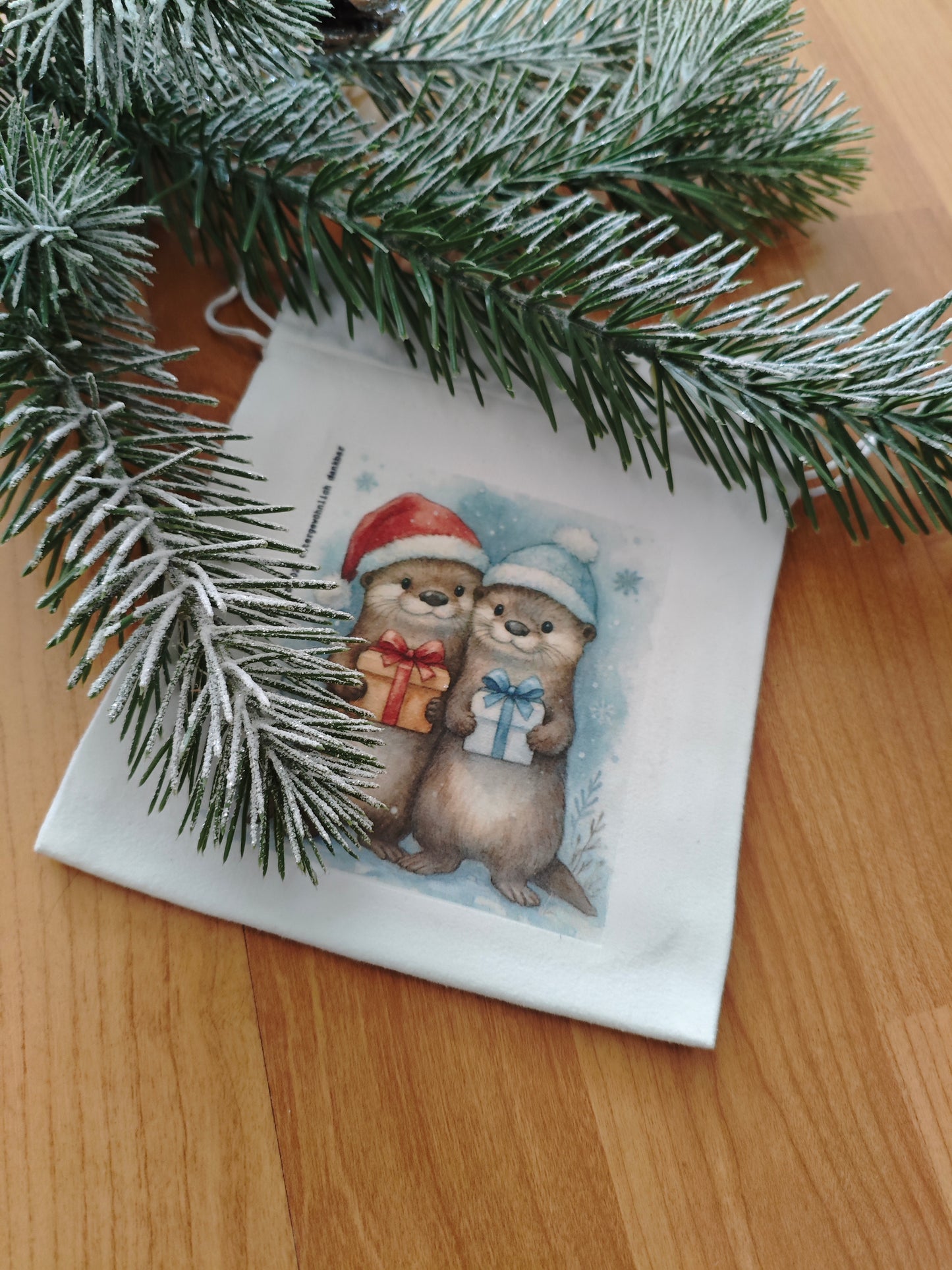 Selbstbedrucktes Geschenksäckchen - hübsch verschenken - verpacken leicht gemacht - kompatibel mit 190g Gläsern