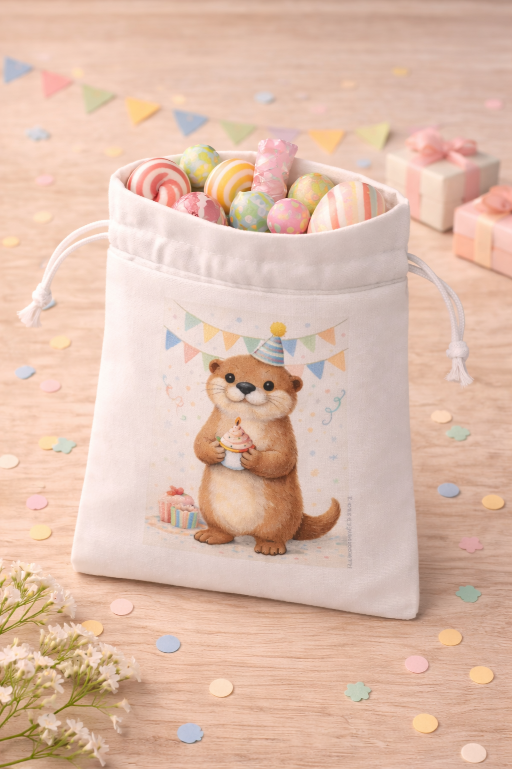 Bedrucktes Geschenksäckchen - Geburtstag - kompatibel mit 190g Gläsern