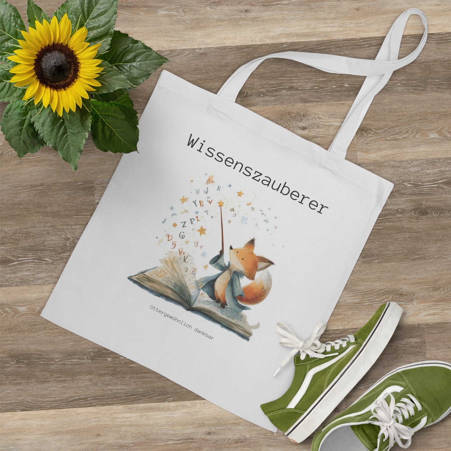 Jutebeutel "Wissenszauberer Fuchs"