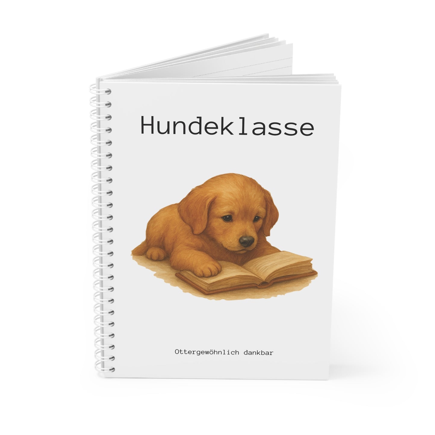 Notizbuch "Hundeklasse" - Weiß