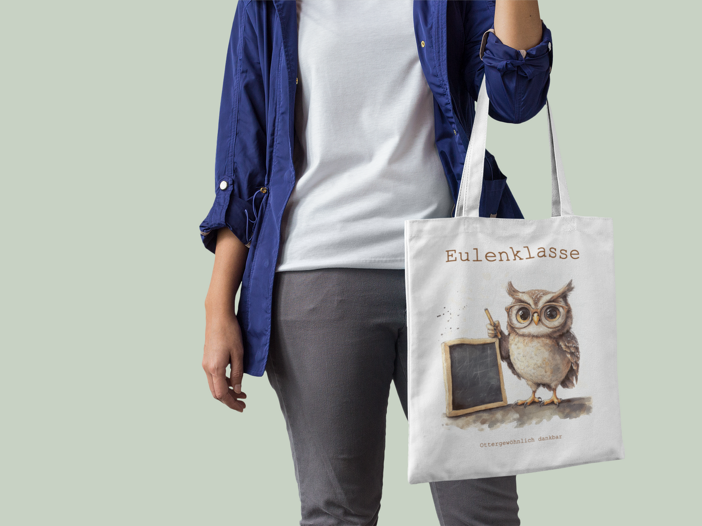 Jutebeutel "Eulenklasse"