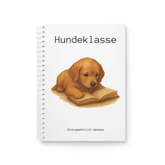 Notizbuch "Hundeklasse" - Weiß