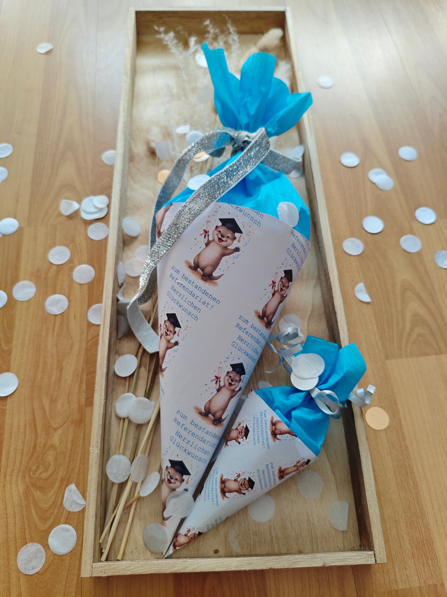 Abschlusstüte Referendariat bestanden – DIY Abschlusstüte zum selber basteln – Sofort-Download