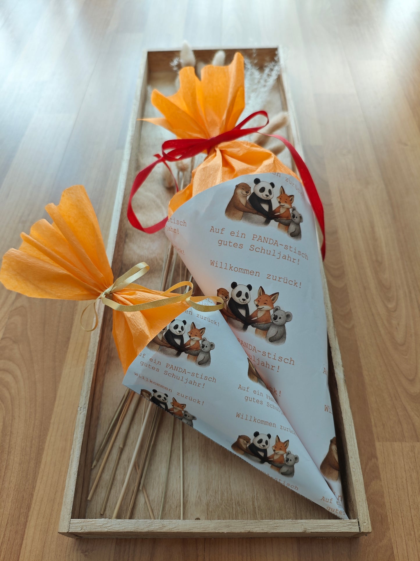 Willkommenstüte – Neues Schuljahr– Herzlich Willkommen zurück – DIY Schultüte zum selber basteln – Sofort-Download