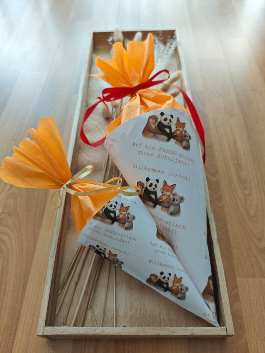 Willkommenstüte – Neues Schuljahr– Herzlich Willkommen zurück – DIY Schultüte zum selber basteln – Sofort-Download