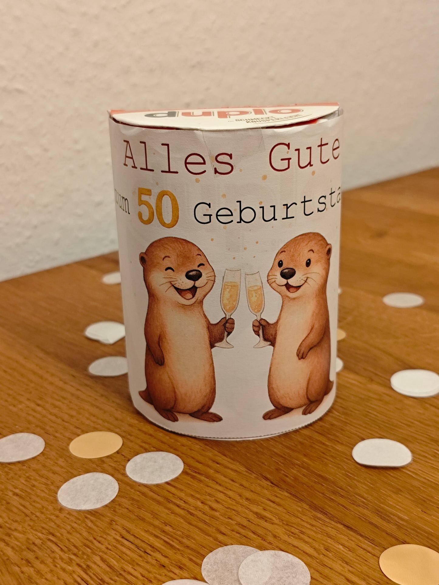 Duplo Bandarolen - 50. Geburstag - 10 kleine Botschaften - Bastelvorlage - DIY - Sofortdownload
