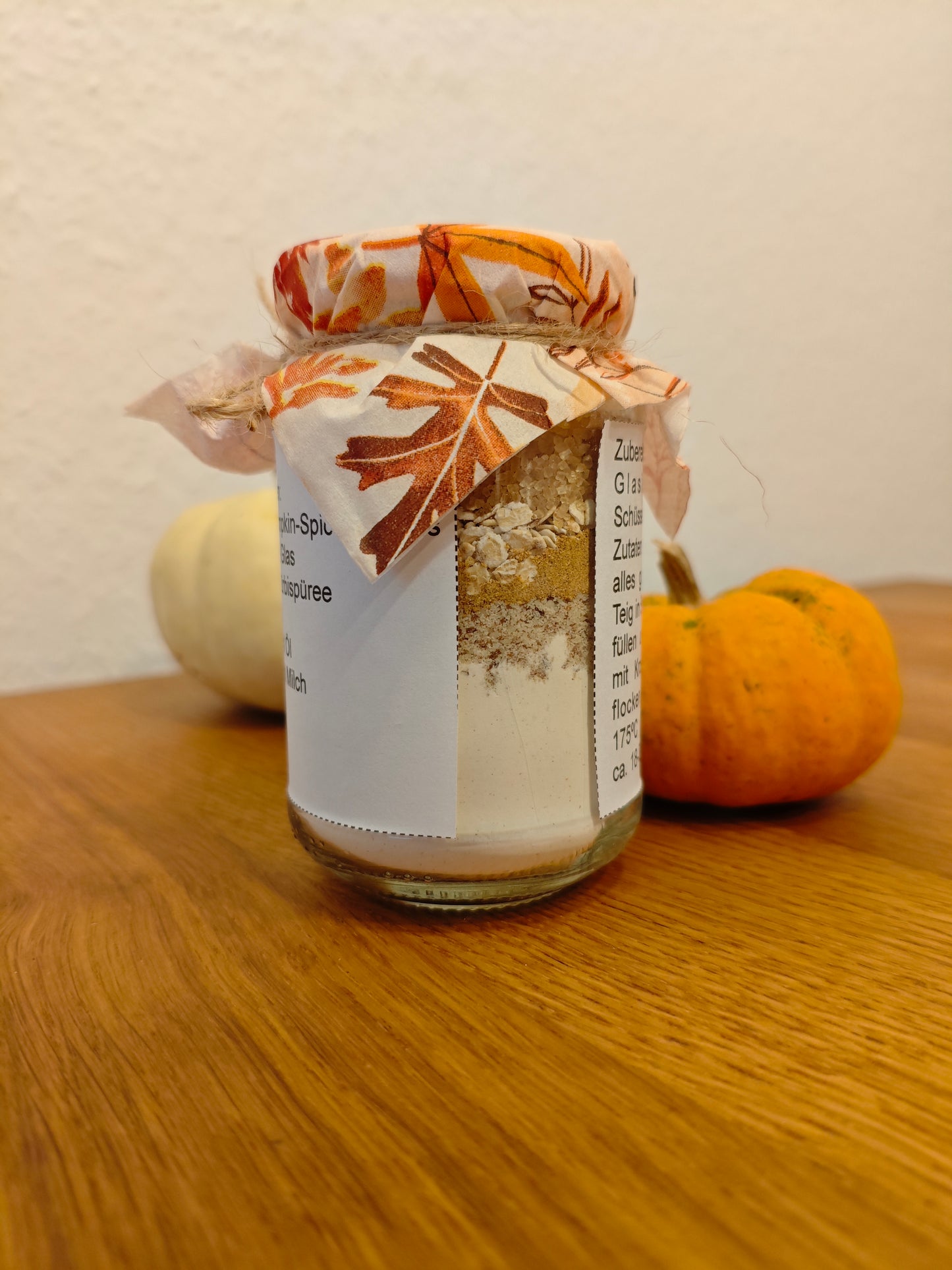 Bandarole - Pumpkin-Spice-Muffins - Backmischung im Glas - Herbststimmung - DIY - Sofortdownload