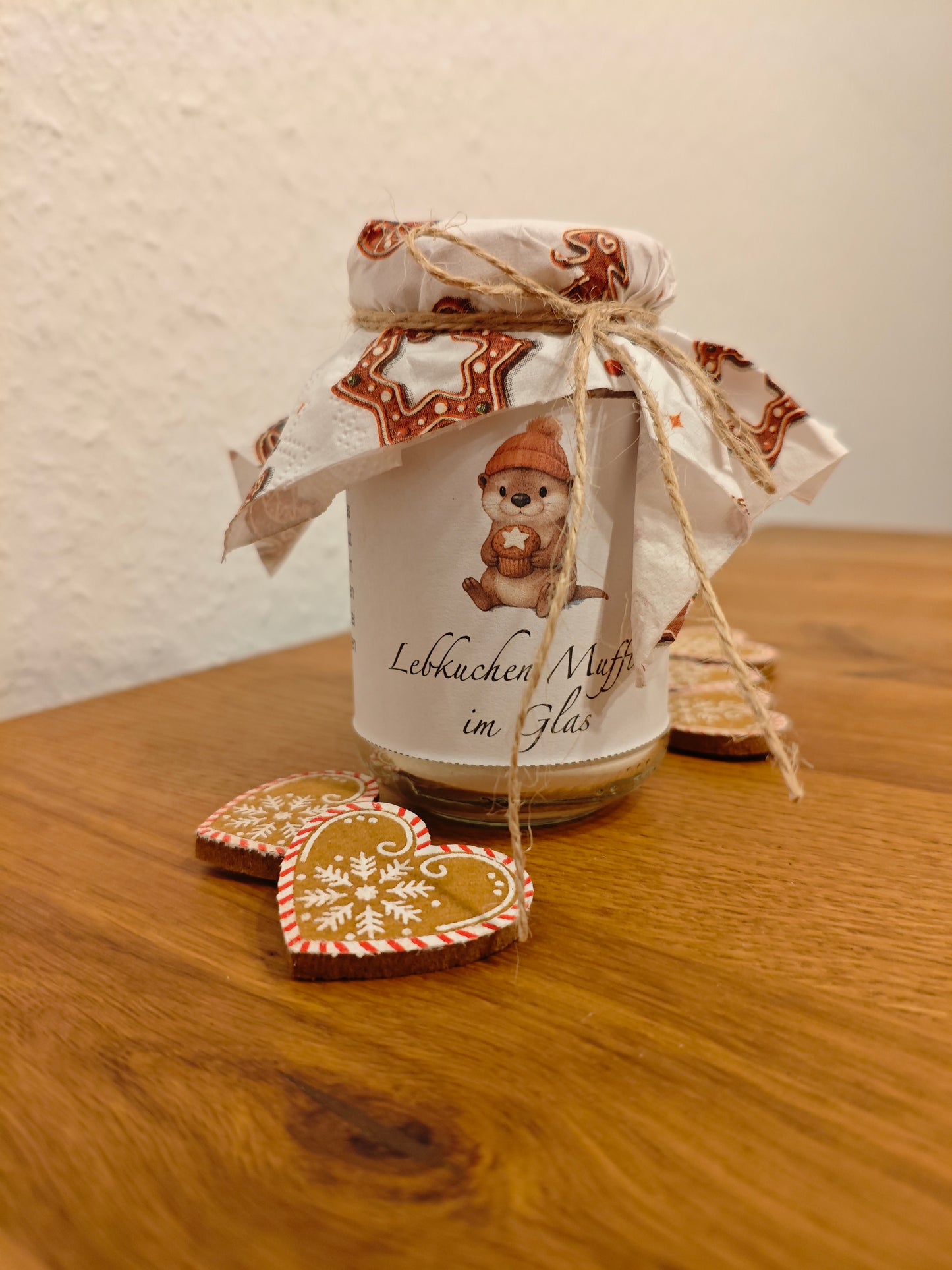 Banderole - Lebkuchen Muffins - Weihnachtsklassiker Teil 3 - Backmischung im Glas - DIY - Sofortdownload