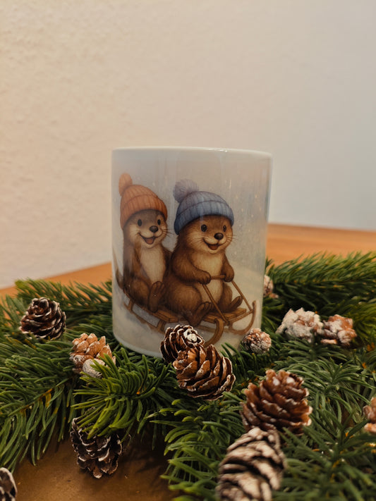 Tasse "Schlitten" - Winteredition - Limited Edition 2025