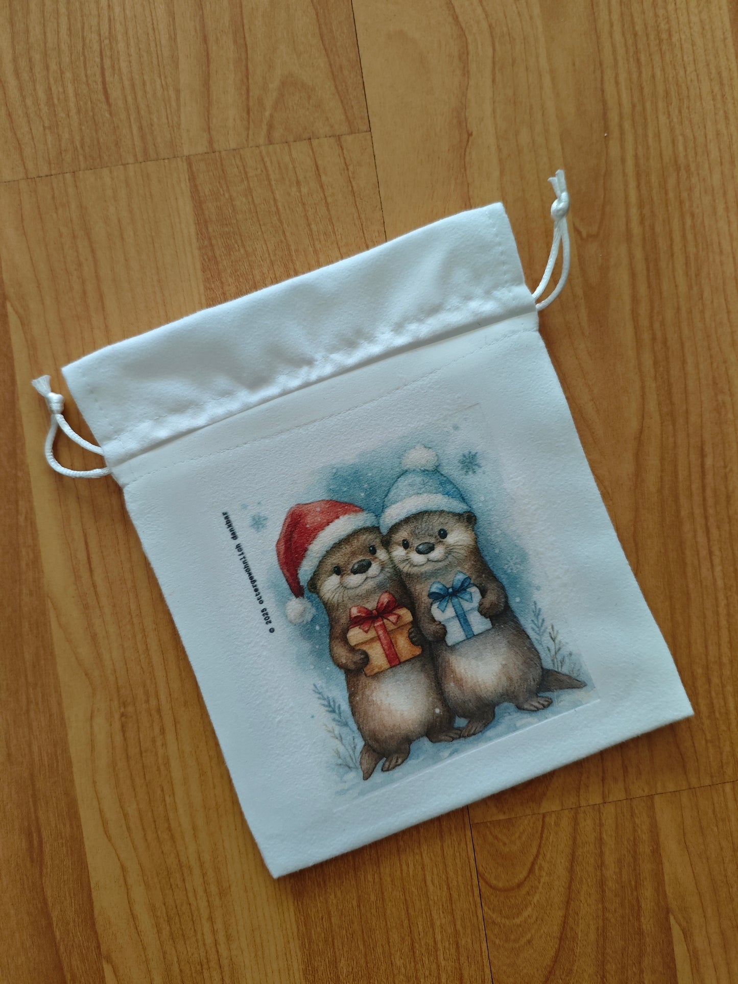 Selbstbedrucktes Geschenksäckchen - hübsch verschenken - verpacken leicht gemacht - kompatibel mit 190g Gläsern