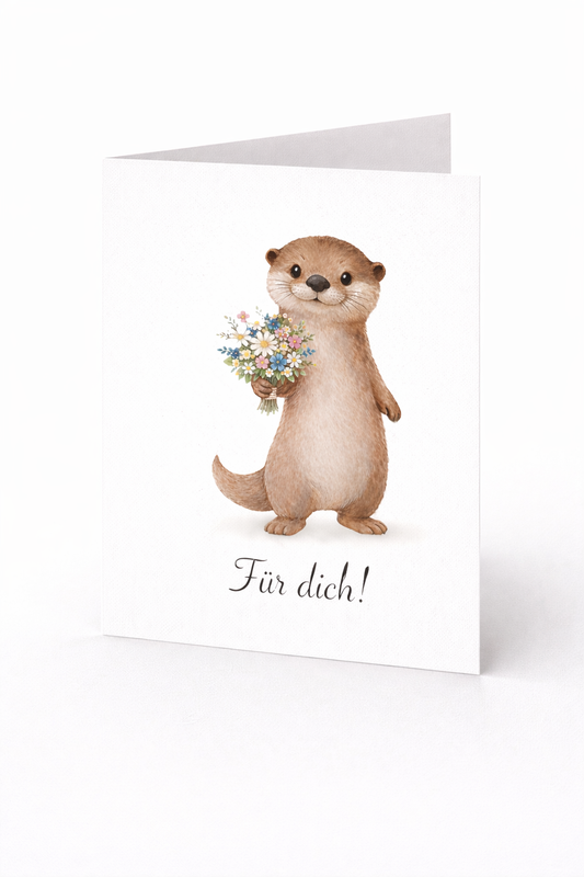 Klappkarte - Für dich - vielseitig einsetzbar - DIN A5 - Sofortdownload