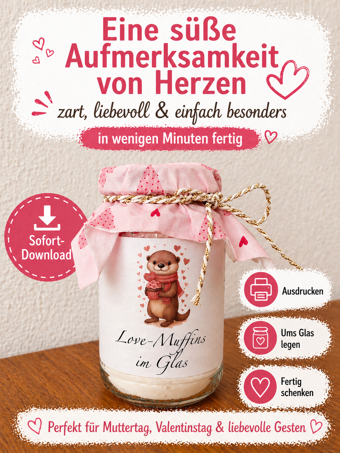 Love Muffins - liebevolles Geschenk