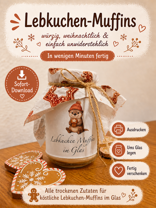 Lebkuchen Muffins - süße Weihnachtsidee