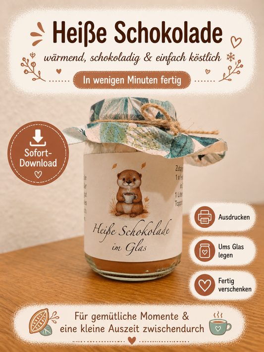 Heiße Schokolade - Wärme verschenken