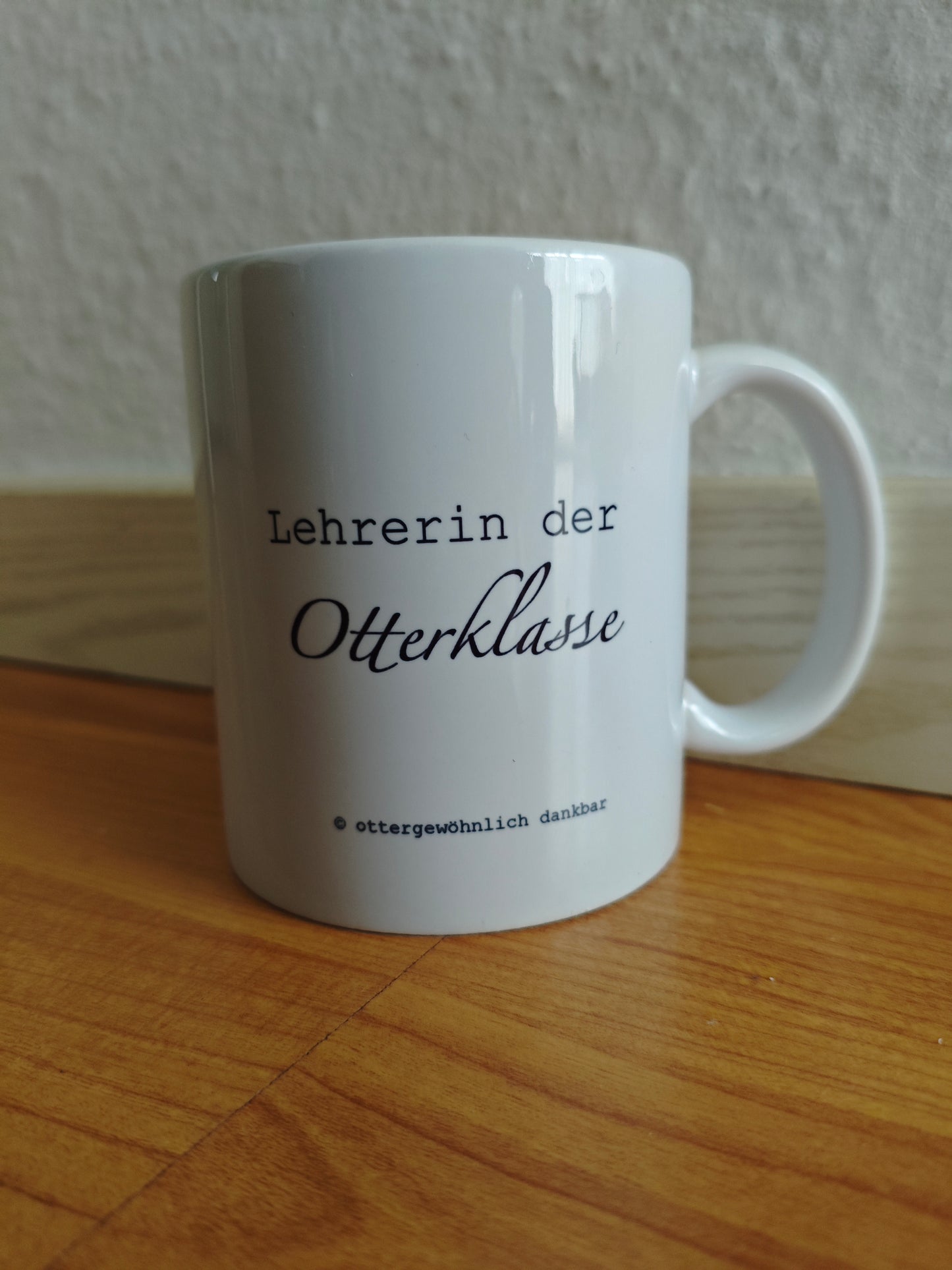 Personalisierte Tasse "Otterklasse"
