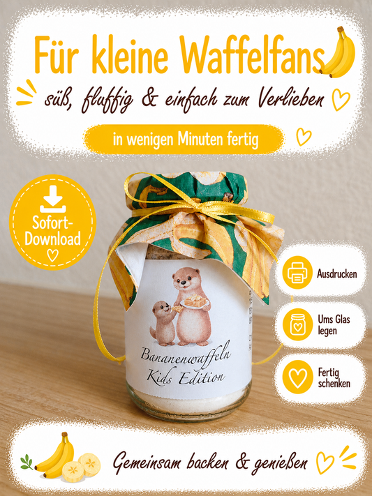 Bananenwaffeln Kids Edition - Backspaß für Kinder
