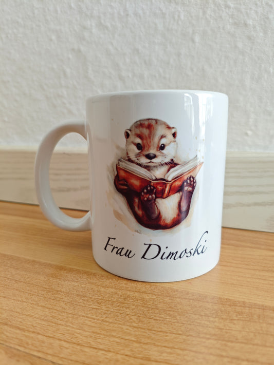 Personalisierte Tasse "Otterklasse"