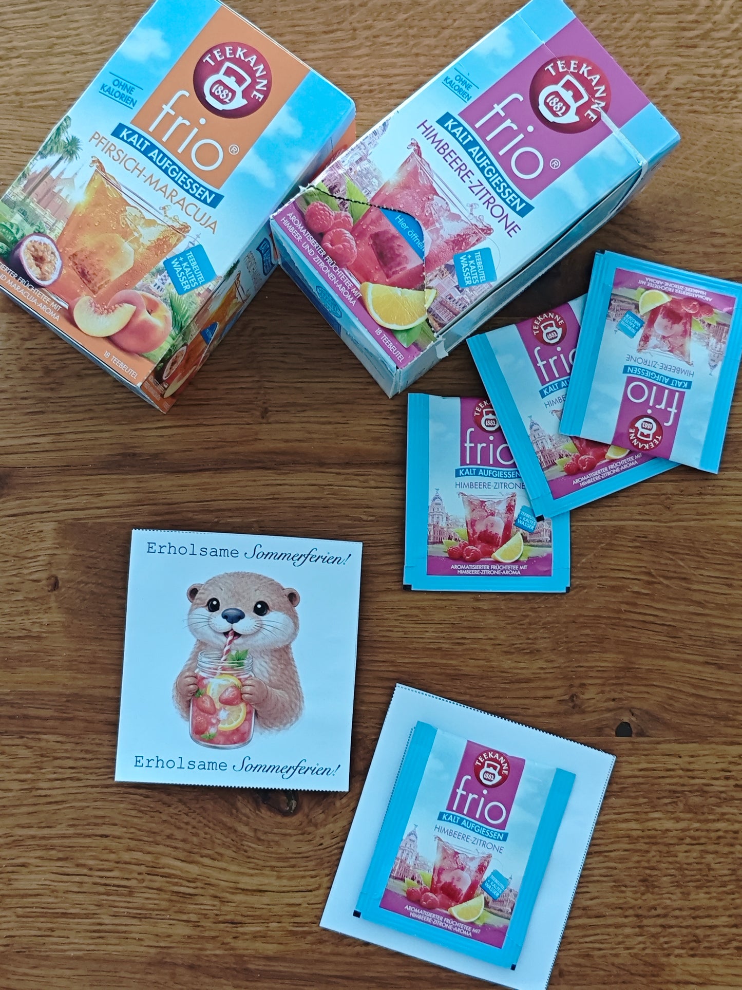 Sommerferien-Eisteegruß – kleine Aufmerksamkeit zum Ferienstart