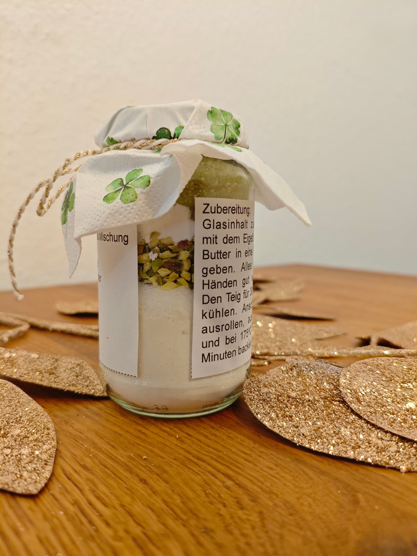 Neujahrscookies im Glas - Glück schenken