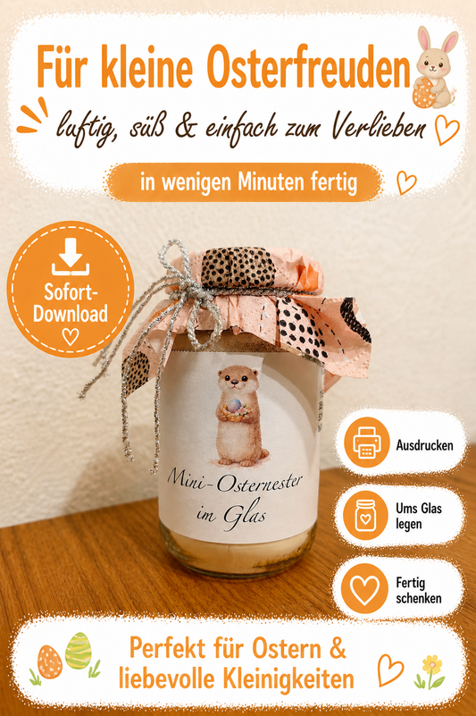 Mini-Osternester - süßes Ostergeschenk