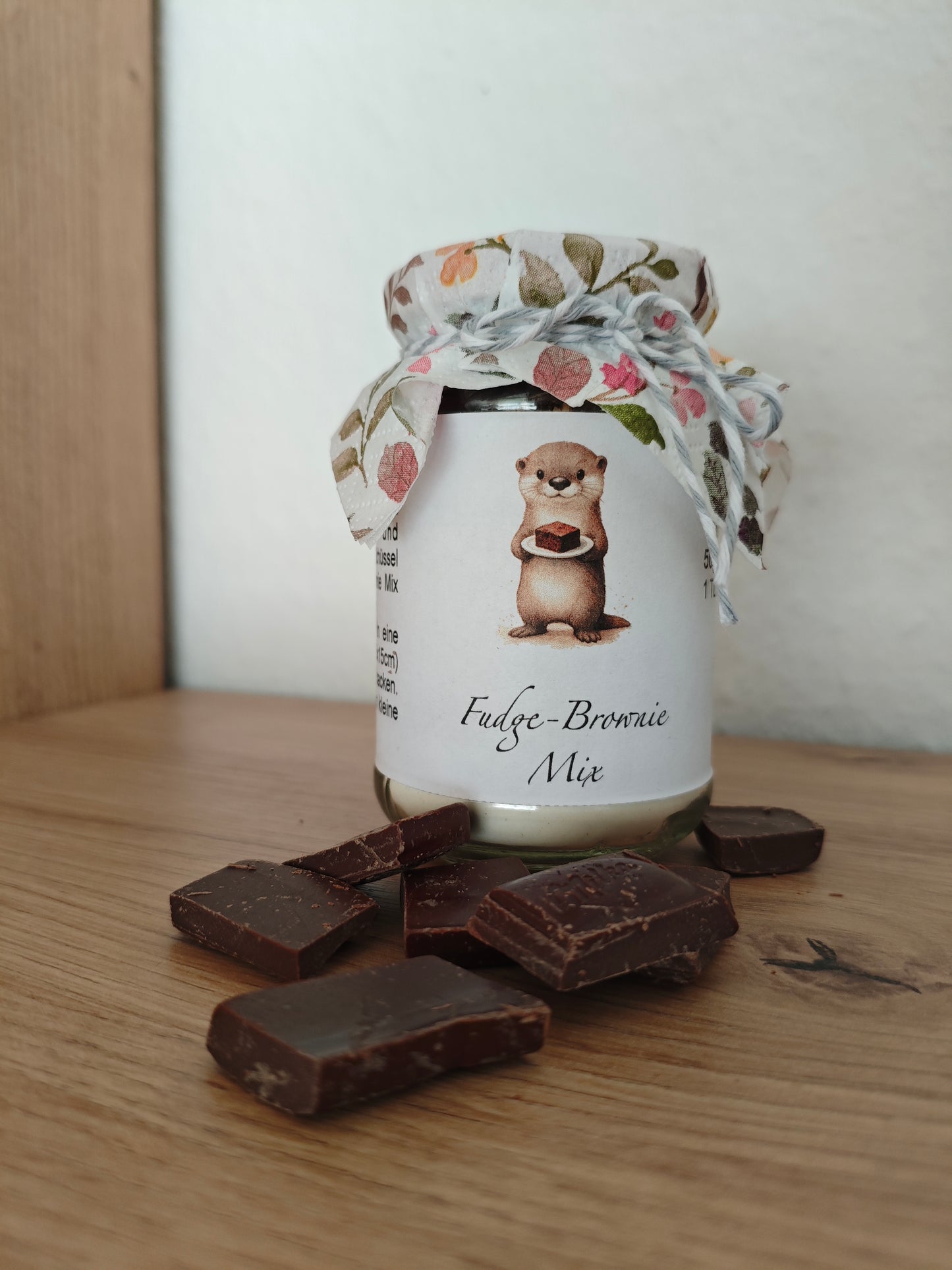 Brownie im Glas - schokoladiges Geschenk