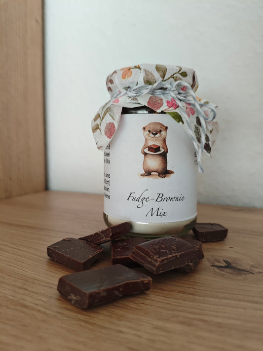Süße Geschenkidee für Schokoladenliebhaber – Brownie Backmischung im Glas (DIY)