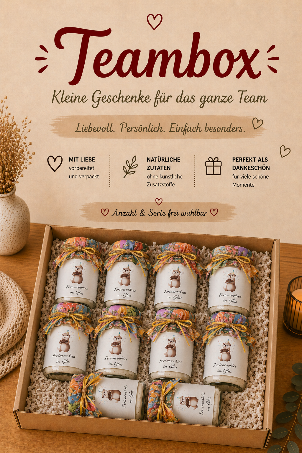 Teambox - kleine Geschenke für das ganze Team