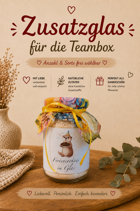 Einzelglas - Ergänzung zur Teambox