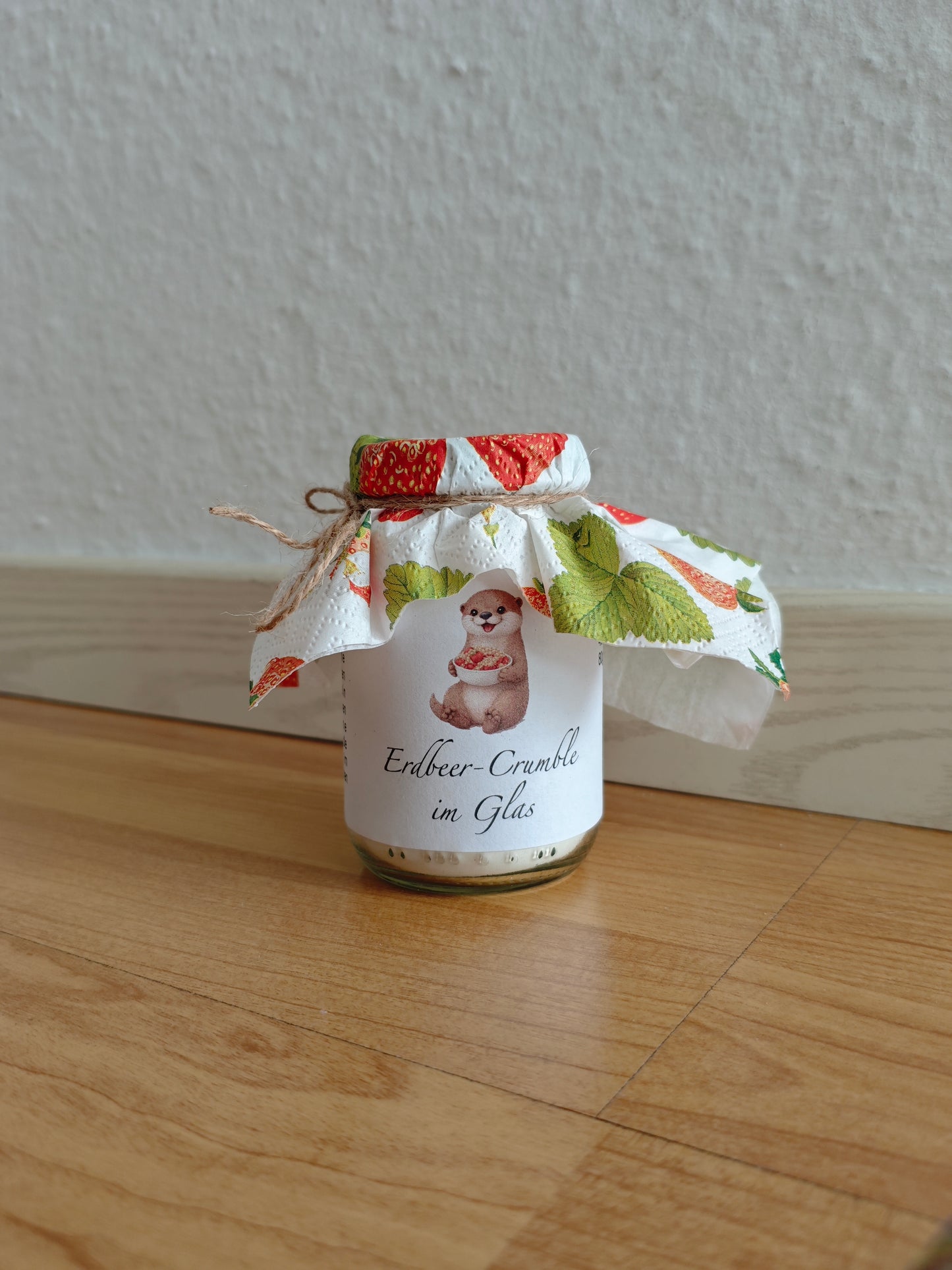 Erdbeercrumble - fruchtig & süß schenken